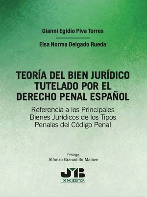 cover image of Teoría del bien jurídico tutelado por el Derecho penal español